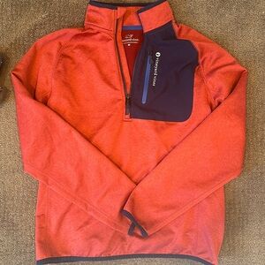 Vineyard Vines Raspberry /Navy Pullover Sweater - Size M